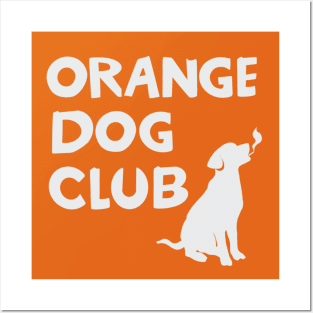 Orange Dog Club Logo 3 Posters and Art